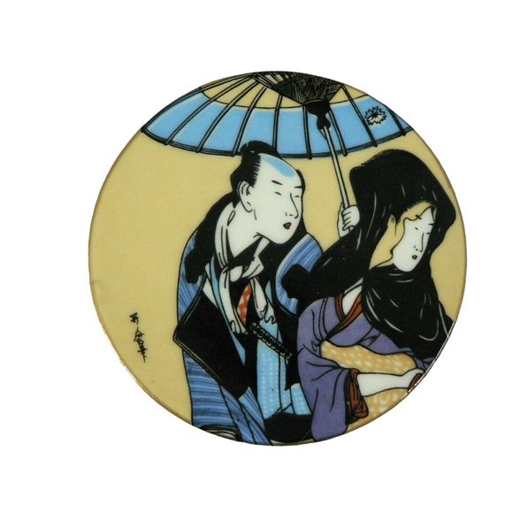 Sauce Dish Japanese original decal Traditional Costume Male Female - Picture 4 of 10